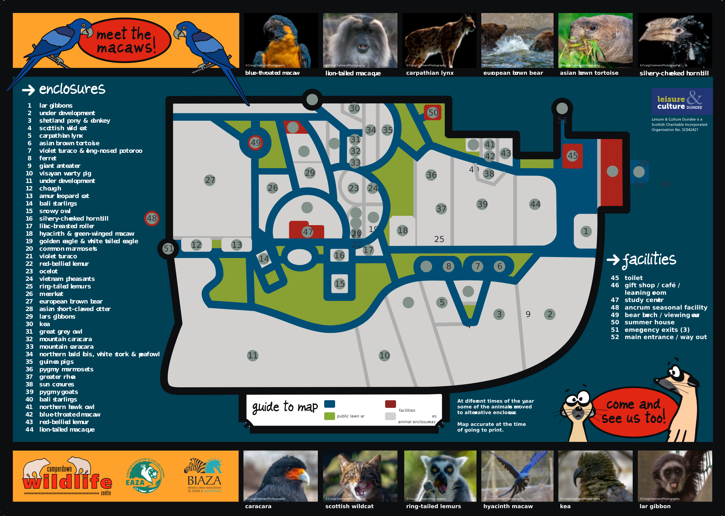 Wildlife Centre Map